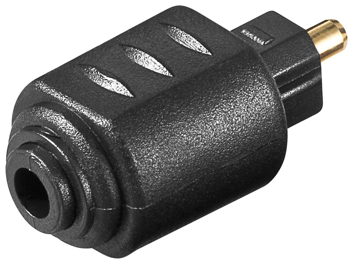 Adaptateur audio-video toslink male / connecteur 3.5mm toslink femelle