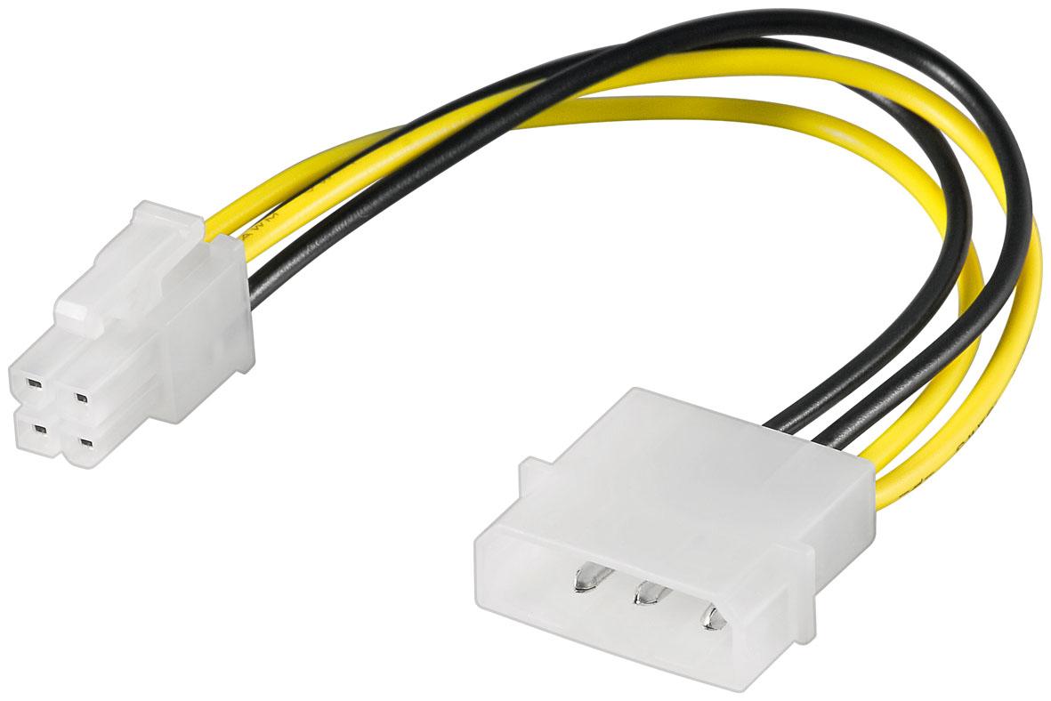 Peripheral power conn. 5.25 atx vers connecteur p4 2x2 atx