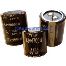 Condensateur électrolytique haute qualité nichicon 2700uf 63vdc Ø22x40mm 105°c snap-in