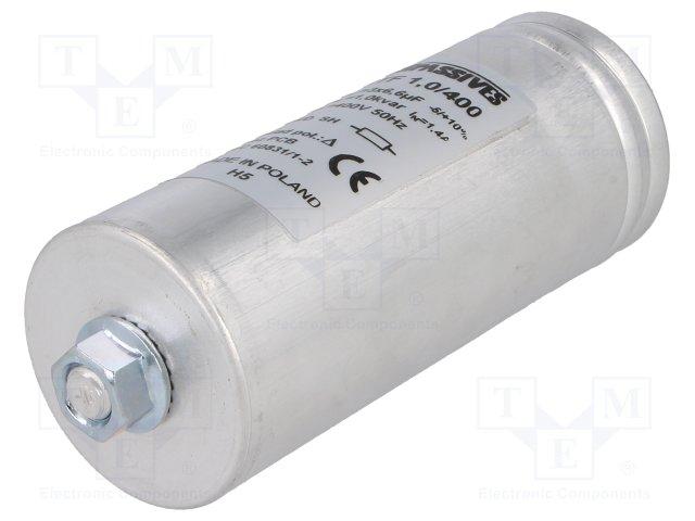 Condensateur polypropylene triphase 23.20uf 400vac 3.5kva 60 x 150mm