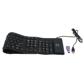 Clavier multimedia souple pliable plug and play