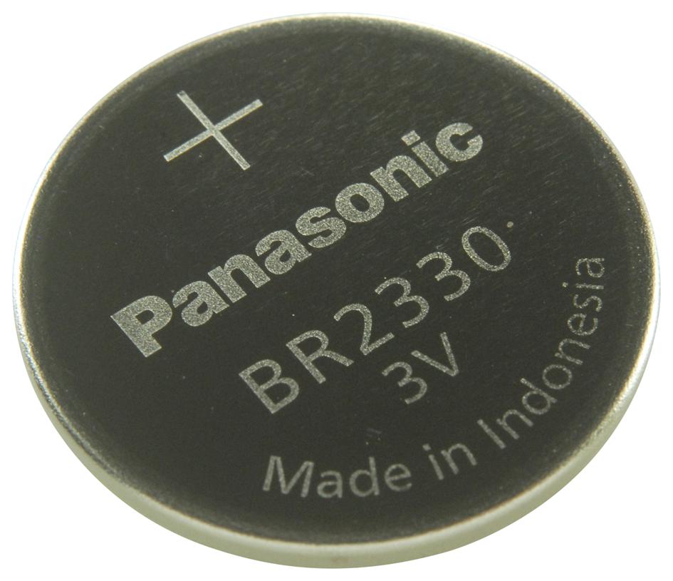 Pile bouton lithium 3.0v 255ma (23.0 x 3mm) cr2330