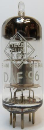 Tube electronique daf96/ 1ah5 diode / pentode 7 pins