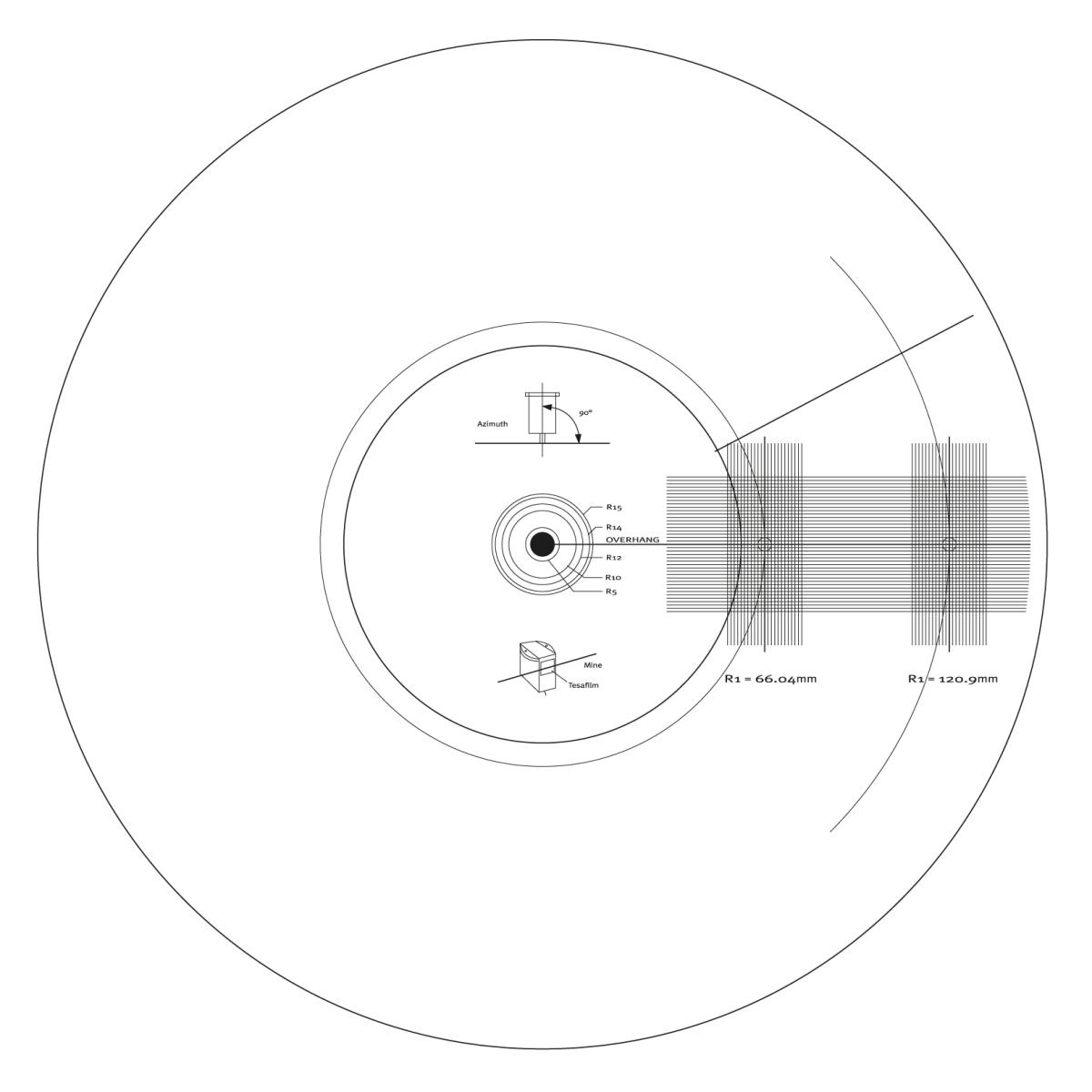 Permet de régler avec précision la vitesse de rotation du plateau tourne disque (50 hz). pour 33/45/78 tours.