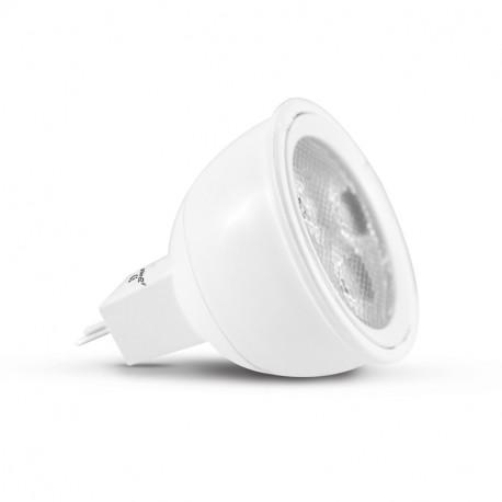 Lampe mr11 gu4 - a led cob 3w - blanc froid - 6000°k - 220 lumens - 12v - 34 x 40 mm