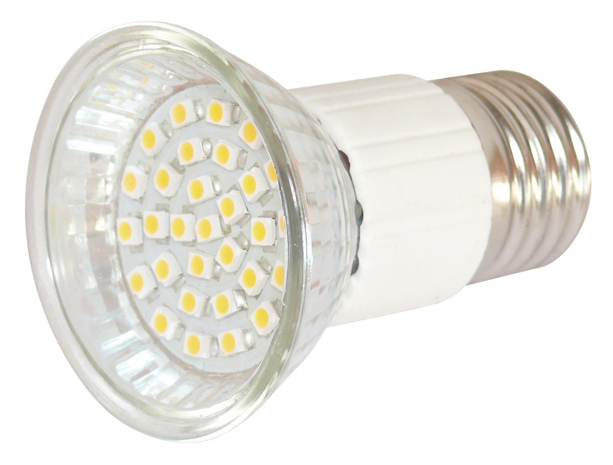 Lampe e27 - a   leds  1.5w - blanc froid - 6000°k - 120 lumens - 230v - 50 x 75 mm