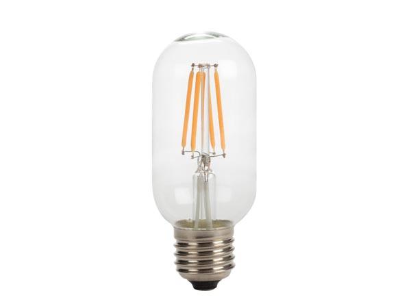 Ampoule a filament led style retro t45 4.5w e27 blanc chaud intense