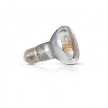 Ampoule a filament led e27 style retro r63 5w blanc chaud 2700k 380 lumens 63x110mm