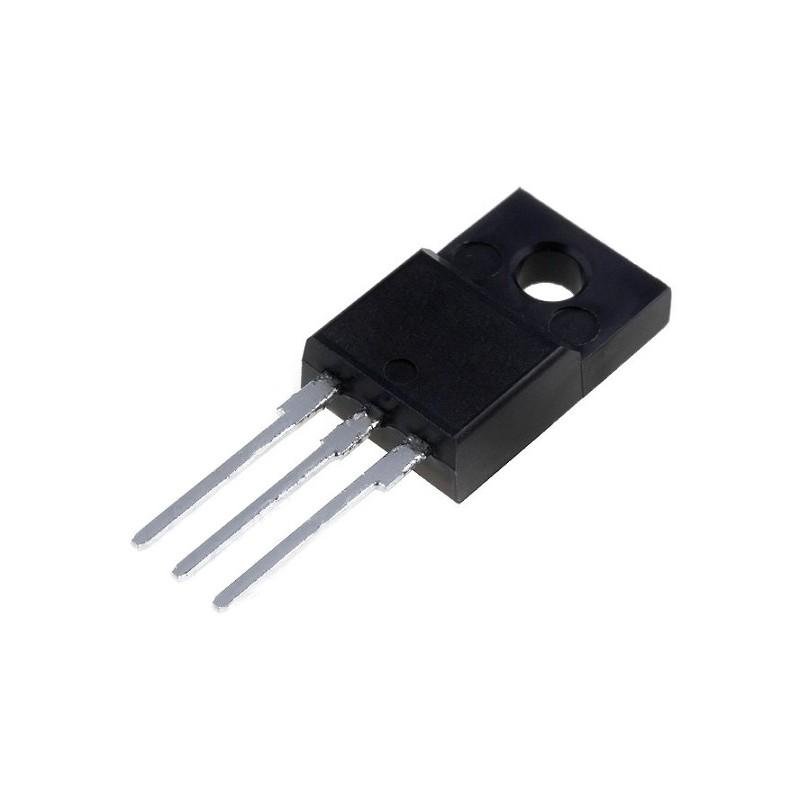 Transistor n-mosfet unipolaire 650v 7a 52w to220fp(isolé) rds(on)=1.2ohms