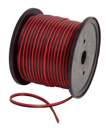 Câble hp scindex rouge+noir 2 x 0.35mm² l=50m