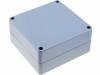 Coffret etanche ip65 en polycarbonate - gris clair  120 x 120 x 60mm