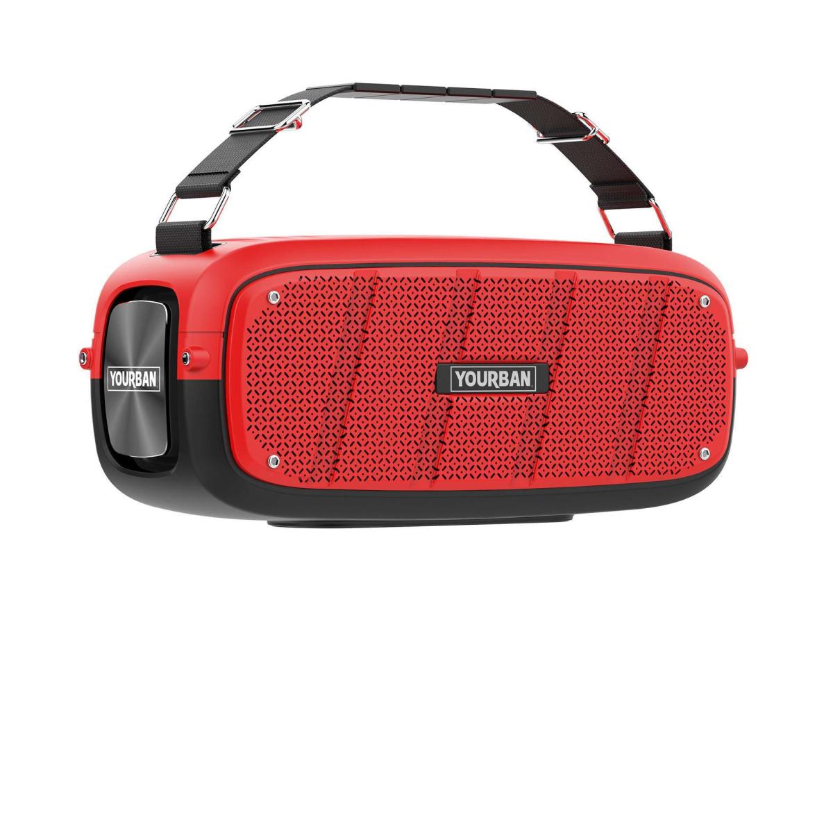Enceinte nomade bluetooth compacte rouge - yourban