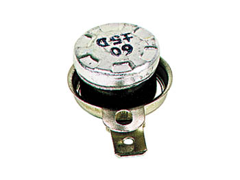 Inter therm. 6a 240v  d=15mm h=10mm 60 c a ouverture (nf) cosses