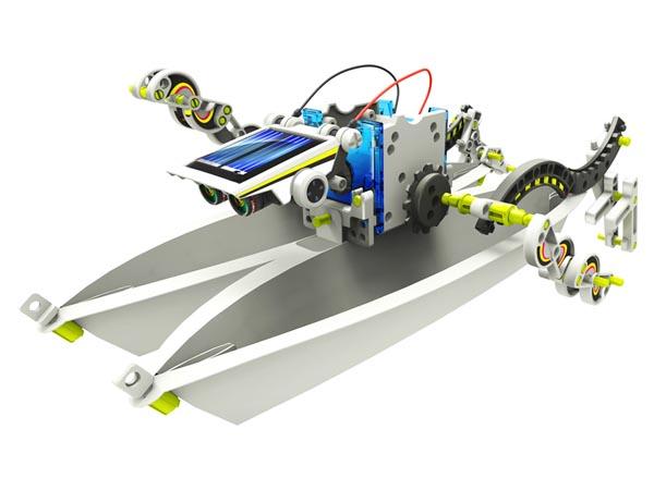 Kit de construction éducative 14 robots en 1 à énergie solaire (kit éducatif et créatif)