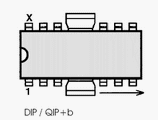 Lin-ic pwr amp 2x2.8w/4e 6v dip12+g