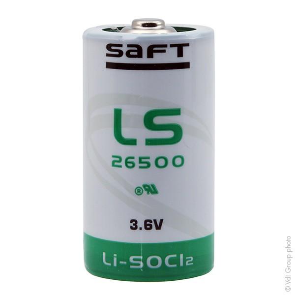 Pile lithium 3.6v 7700ma c (r14) er26500 (50x 26.2mm) saft