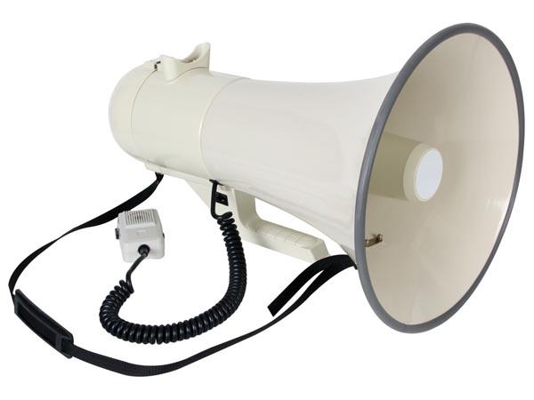 Mégaphone haute puissance / avec fonction vocale et sirène / 45w portée: 800 ~ 1000m