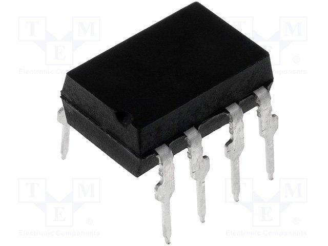 Optocoupleur  sortie a transistor led/dar  viso:4000v ctr:50-600% dip08