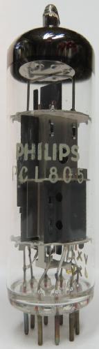 Tube electronique pcl805 / triode 9 pins ( noval )