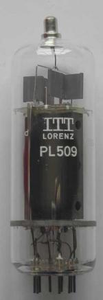 Tube electronique pl509 / 40kg6 / power amplifier pentode 9 pins ( noval )