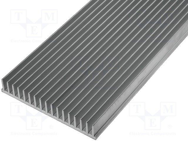 Radiateur 150x25x1000mm aluminium