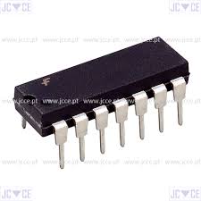 Quad segment driver and hex digit driver for interfacing between mos and light emitting-diode (led ...) dip14