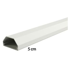 Cache-câbles aluminium blanc pour lcd/plasma 110cm