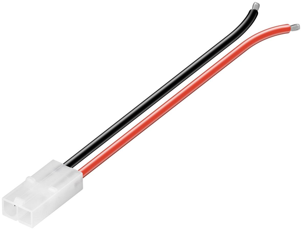 Connecteur tamiya femelle câble 1.5mm² l=11cm