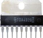 Stereo/bridge af amplifier 2 x 15w/30w sip9