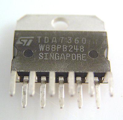 Lin-ic pwr amp 2*11w + clipp-det sip11
