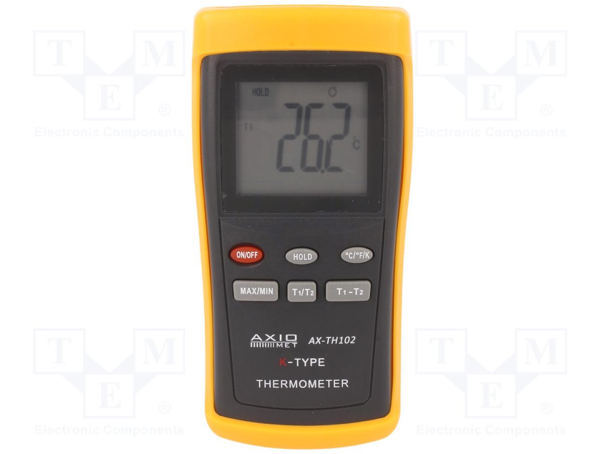 Thermomètre numérique - 200 a + 1370°c - avec sonde type k
