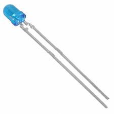 Diode emetrice infra-rouge  950nm 1.3v 100ma angle 36° 3mm bleue