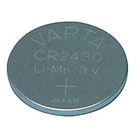 Pile bouton lithium 3.0v 280ma (24.5x 3.0mm) cr2430 varta 6430.801.401