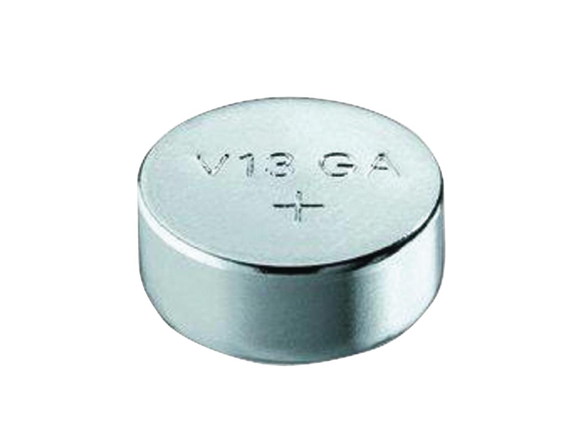 Pile bouton alcaline 1.5v 125ma lr44 (11.6x5.4mm) varta 4276.801.401
