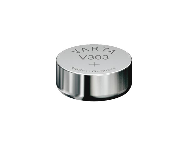 Pile bouton oxyde d'argent 1.55v 170ma (11.6 x 5.4mm) sr44sw/varta 303-801.111