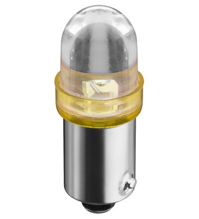 Lampe ba9s 12v 0.2w 11x29 mm (a led jaune)