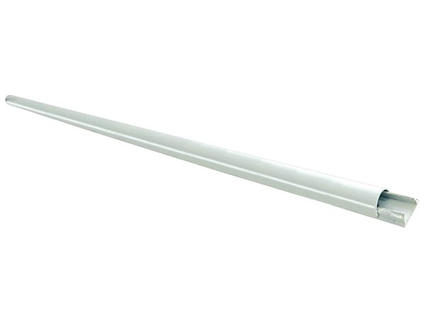 Goulotte passe-câbles aluminium blanche 50mm x 1100mm