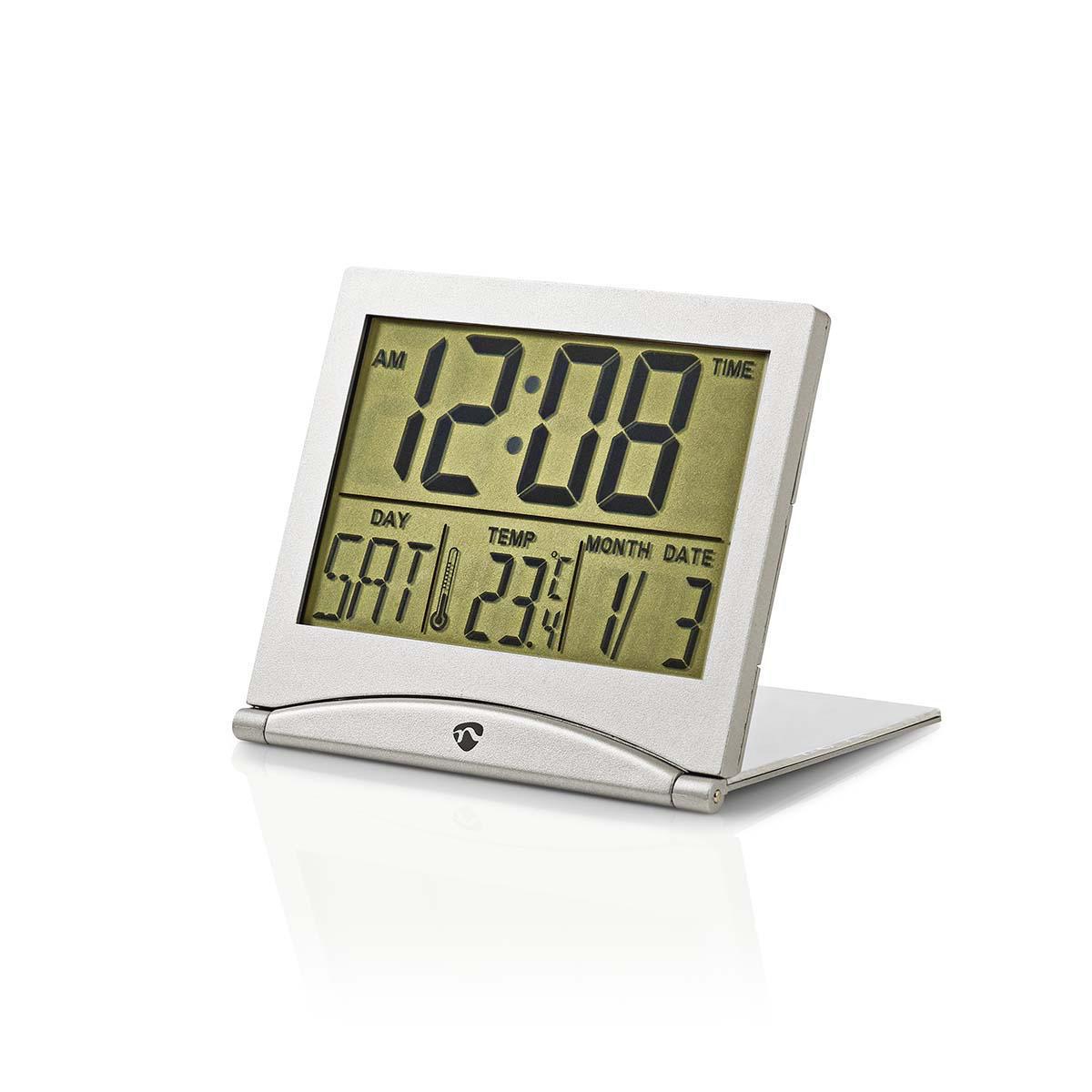 Réveil numérique de voyage  heure/date/température