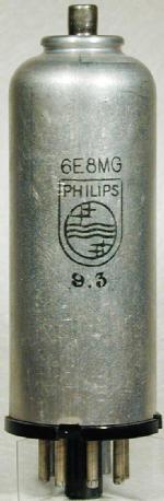 Tube elctronique 6e8mg triode - hexode 8 pins octal
