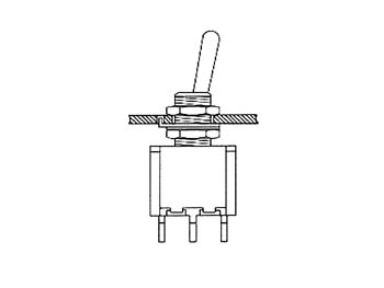 Interrupteur Inverseur ON-OFF LAP GALAXY - Ecomptoir