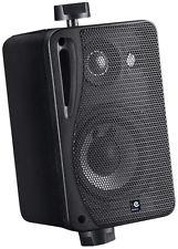 Paire d'enceintes hifi 3 voies 80w avec fixation , menbrane traitée pour utilisation : cuisine ; salle de bains ...