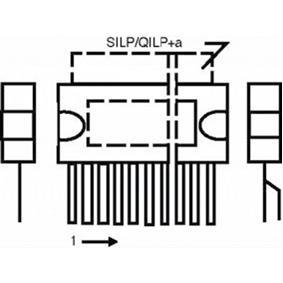 Color tv deflection-signal processing ic sip7