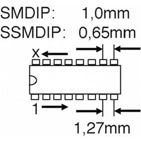 Color tv deflection-signal processing ic  dip42