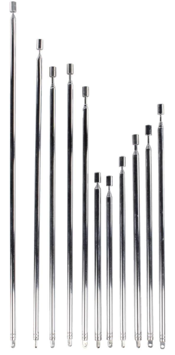 Assortiment antennes telescopiques ( 10 x modeles differents )