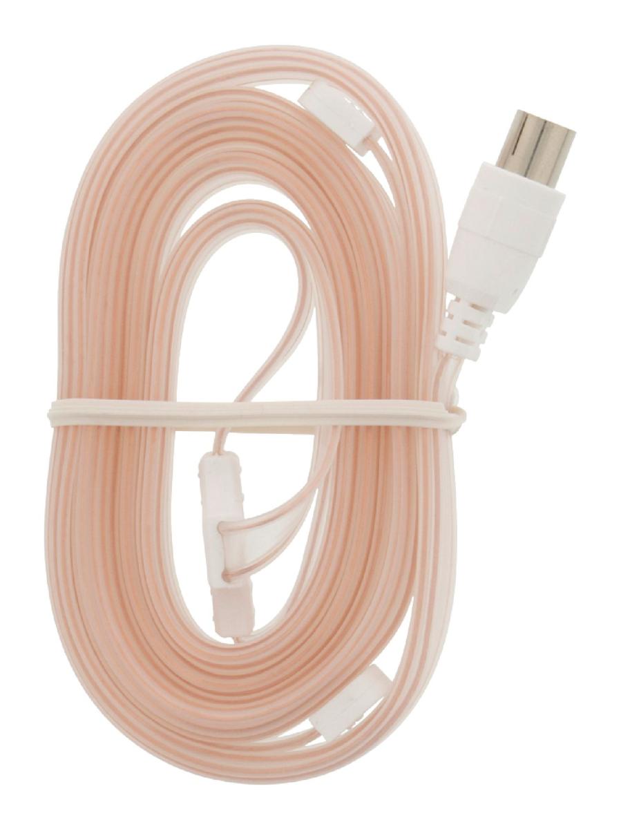Antenne fm intérieure ruban dipole en t avec fiche tv 9.5mm femelle