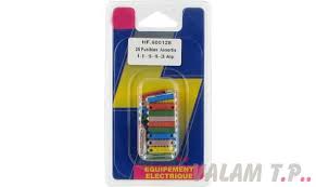 Blister de 25 x fusibles steatite bna 5 a 25a