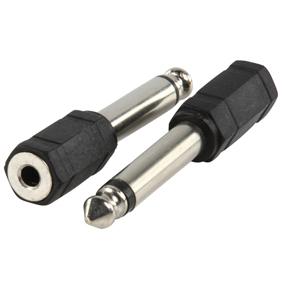 Adaptateur audio-video jack 6.35mm male mono / jack 3.5mm femelle mono