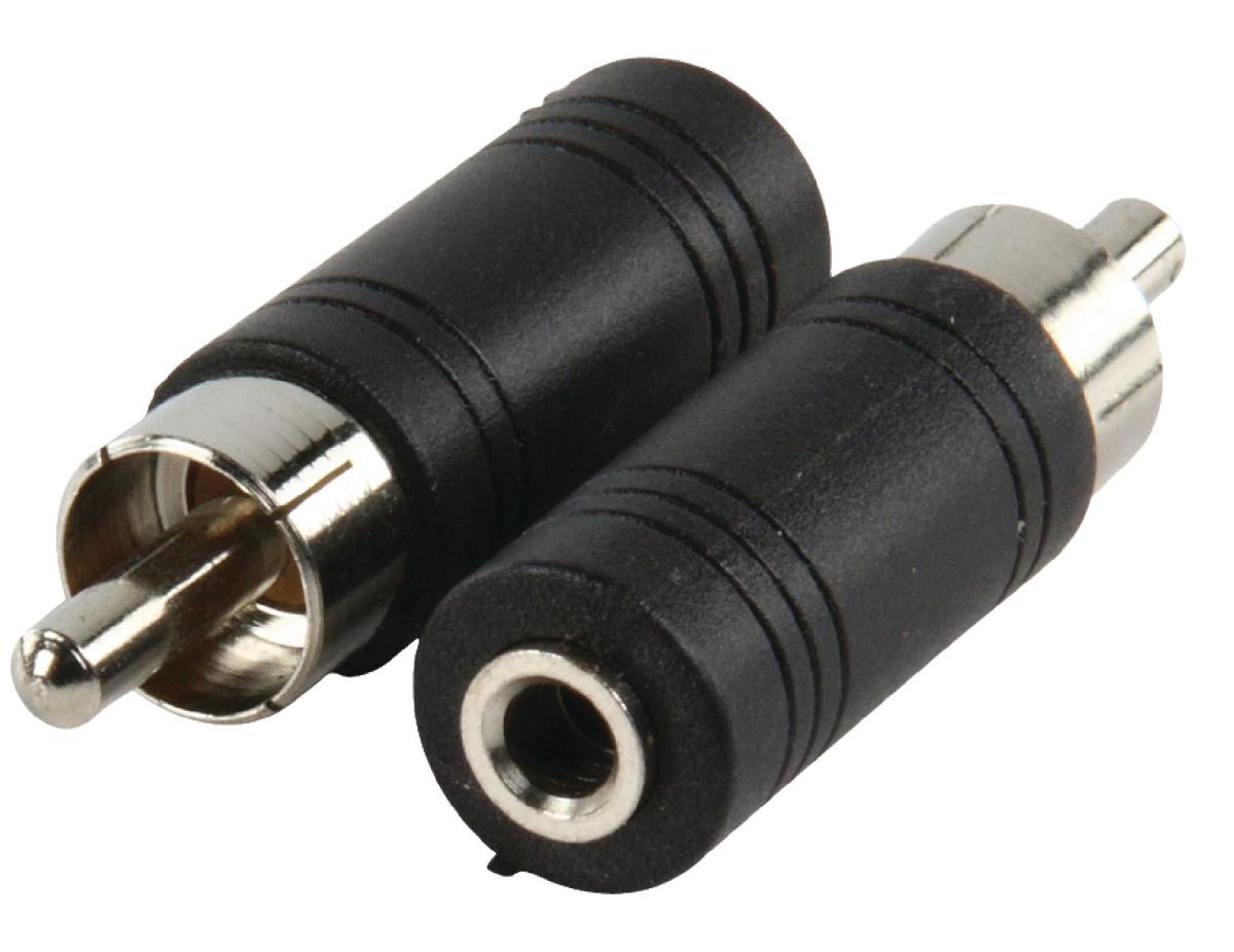 Adaptateur RCA femelle vers RCA femelle, nickelé