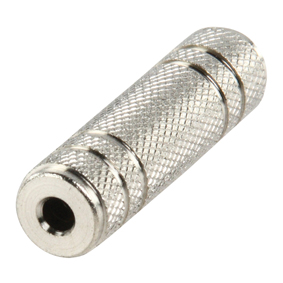 Adaptateur audio-video jack 3.5mm femelle stereo metal / jack 3.5mm femelle stereo metal