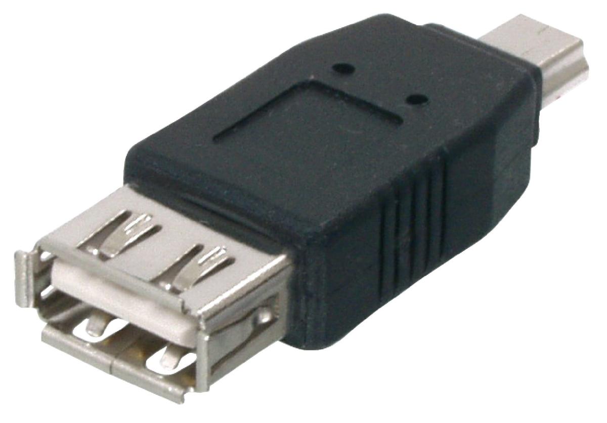 Adaptateur usb a femelle vers mini-usb b mâle